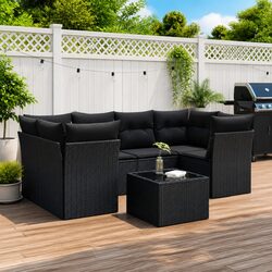 Enhance Your Outdoor Space with 7 Piece Garden Sofa Set