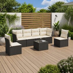 Enhance Your Outdoor Space with This 7 Piece Sofa Set