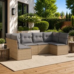 Enhance Your Outdoor Space with This 6-Piece Sofa Set