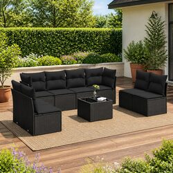 Elevate Your Outdoor Space with a 9-Piece Sofa Set