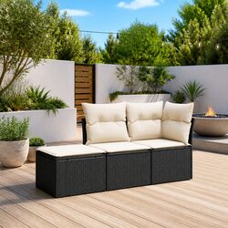 Enhance Your Patio with This 3-Piece Outdoor Sofa Set