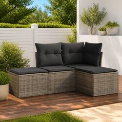 Transform Your Outdoor Space with a Modular Grey Sofa Set