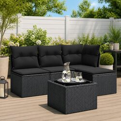 Enhance Your Outdoor Space with This 5-Piece Garden Sofa Set