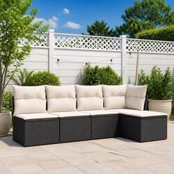 Elevate Your Patio with This Stylish 5 Piece Sofa Set
