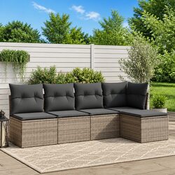 5-Piece Outdoor Garden Sofa Set for a Cozy Retreat