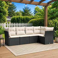 Transform Your Outdoor Space with this 5 Piece Sofa Set