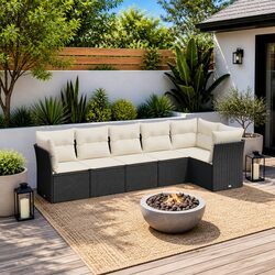 Enhance Your Outdoor Oasis with This 6-Piece Sofa Set