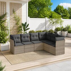 Enhance Your Outdoor Space with This 6-Piece Sofa Set