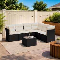 Transform Your Outdoor Space with 7 Piece Garden Sofa Set