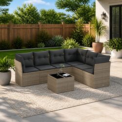 Transform Your Outdoor Space with 7 Piece Garden Sofa Set