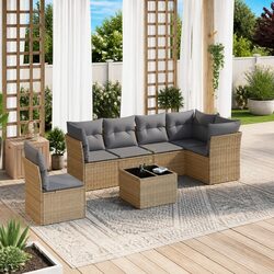 Transform Your Outdoor Space with This 7-Piece Sofa Set