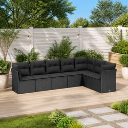 Enhance Your Outdoor Space with a 7 Piece Garden Sofa Set