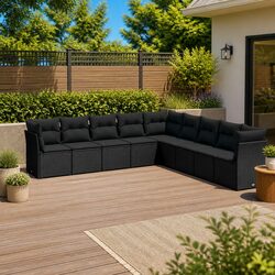 Enhance Your Outdoor Space with this 9 Piece Sofa Set
