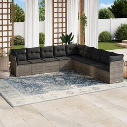 Elevate Your Outdoor Space with 9-Piece Sofa Set