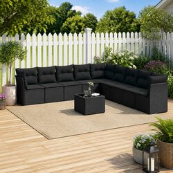 Enhance Your Outdoor Space with a 10-Piece Sofa Set