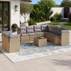 Elevate Your Outdoor Space with This 10-Piece Sofa Set