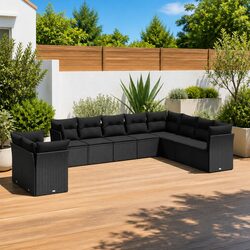 Elevate Your Outdoor Space with 10-Piece Sofa Set