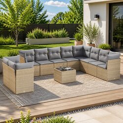 Transform Your Outdoor Space with this 11 Piece Sofa Set