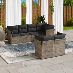 Enhance Your Outdoor Space with a 7 Piece Grey Sofa Set