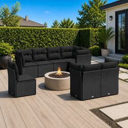 Enhance Your Outdoor Living with 8-Piece Sofa Set