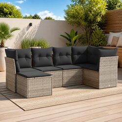 Enhance Your Outdoor Living with a 6-Piece Sofa Set