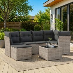 Transform Your Outdoor Space with 7-Piece Sofa Set