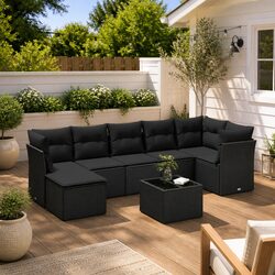 Enhance Your Outdoor Space with 8-Piece Sofa Set