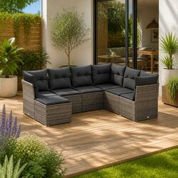 Enhance Your Outdoor Space with a 7 Piece Garden Sofa Set