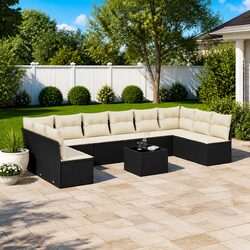 11-Piece Outdoor Sofa Set for Relaxed Living