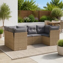 Elevate Your Outdoor Space with a 6-Piece Garden Sofa Set