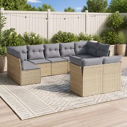 Create a Cozy Outdoor Space with 9 Piece Sofa Set