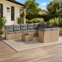 Elevate Your Outdoor Space with This 10-Piece Sofa Set