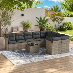Transform Your Outdoor Living with a 10-Piece Sofa Set
