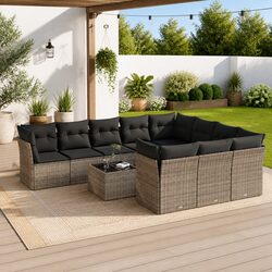 Transform Your Outdoor Space with This 11-Piece Sofa Set