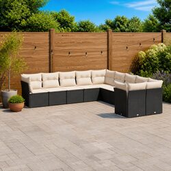 Enhance Your Outdoor Space with 10-Piece Sofa Set