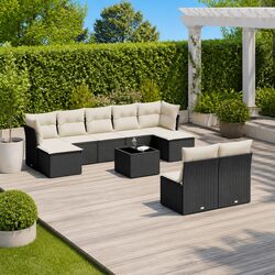 Enhance Your Outdoor Space with 10-Piece Sofa Set