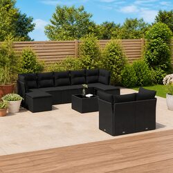 10 Piece Modular Garden Sofa Set for Outdoor Relaxation