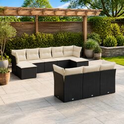 Transform Your Outdoor Space with 10-Piece Sofa Set