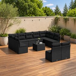 Enhance Your Outdoor Space with 12-Piece Sofa Set