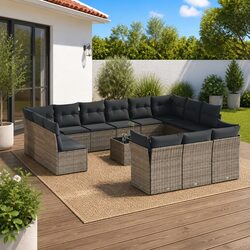 Enhance Your Outdoor Living with This 14 Piece Sofa Set