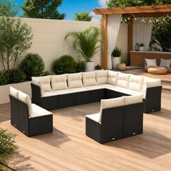 Enhance Your Outdoor Living with 12 Piece Garden Sofa Set