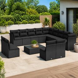 Elevate Your Outdoor Space with 13 Piece Garden Sofa Set