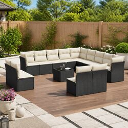 Enhance Your Outdoor Space with a 14-Piece Sofa Set
