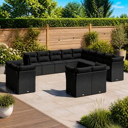 Enhance Your Outdoor Space with a 13 Piece Garden Sofa Set