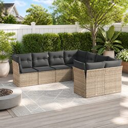Elevate Your Outdoor Space with 8-Piece Sofa Set