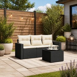 Elevate Your Outdoor Space with 4 Piece Garden Sofa Set