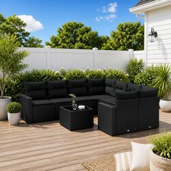 9 Piece Garden Sofa Set Enhances Your Outdoor Living