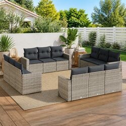 Transform Your Outdoor Space with 12 Piece Sofa Set