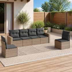 Transform Your Outdoor Space with a 6 Piece Sofa Set