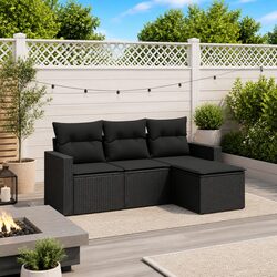 Enhance Your Outdoor Space with a Black Sofa Set